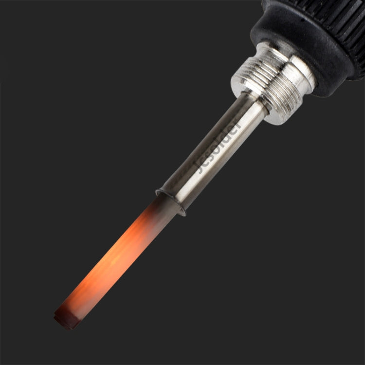 Metallic LCD Temperature Regulating Soldering Iron And Soldering Iron Tip Set Electric Soldering Iron Welding Tool(220V EU Plug Silver Head  Black)