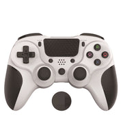 MB-P913 PC Six-Axis Somatosensory Back Key Programming Dual Vibration Bluetooth Gamepad For PS4 Pro(Black White)
