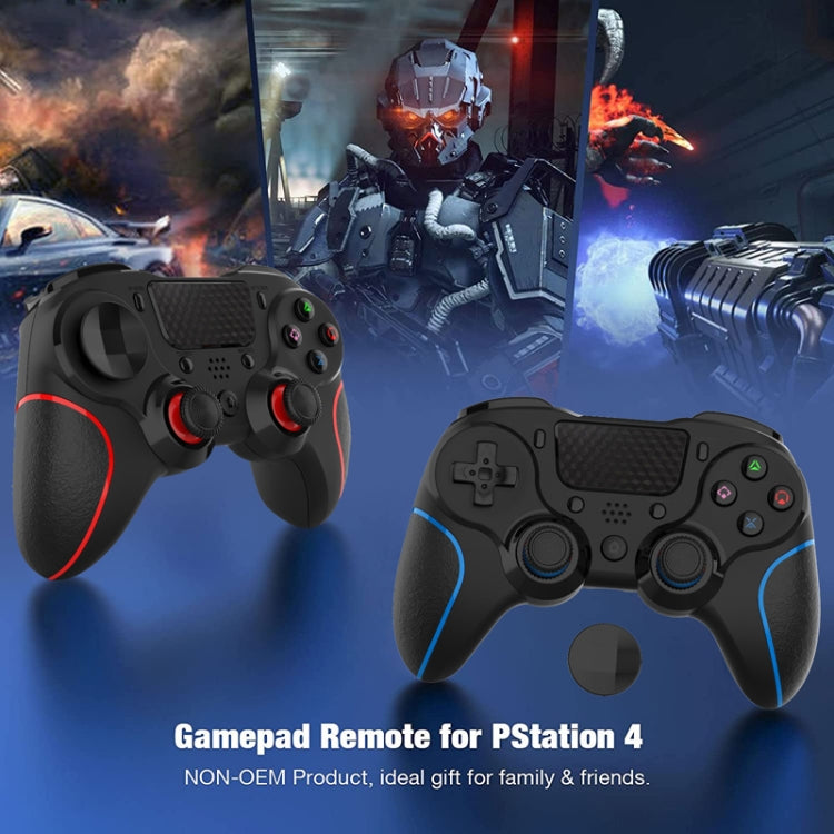 MB-P913 PC Six-Axis Somatosensory Back Key Programming Dual Vibration Bluetooth Gamepad For PS4 Pro(Black)