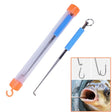 5 PCS Fishing Line Unhooker Deep Throat Hook Lifter Accessories For Fishing, Specification: Length 12.5cm(Blue) - Fishing Hooks by PMC TechLife | Online Shopping South Africa | PMC TechLife | Buy Now Pay Later Mobicred