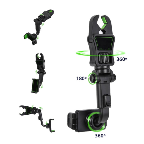 H02 Car Rearview Mirror Mobile Phone Holder Pillow Universal Car Mobile Phone Holder