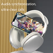 P9 Bluetooth 5.1 Subwoofer Wireless Headset Support AUX / TF Card(Green)