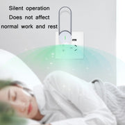 USB Plug-In Negative Ion Air Purifier Odor Deodorizer(White)