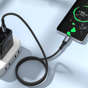 2m 100W PD Fast Charge Type-C Male to Male Data Sync Charging Braided Cable