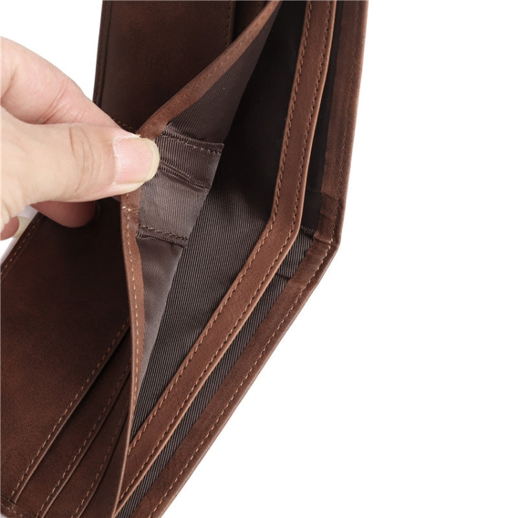 Vintage PU Leather Men Lettering Wallet(01 To Son)