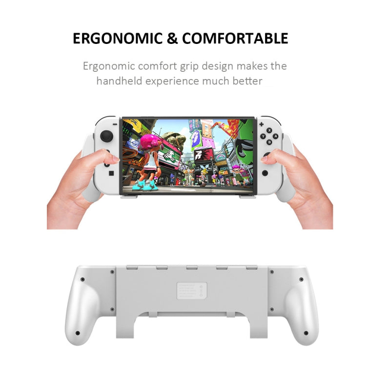 JYS NS218 Multifunctional Game Console Integrated Protective Case With Grip  For Switch OLED(Black)