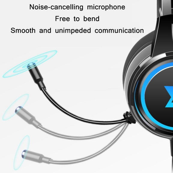 Heir Audio Head-Mounted Gaming Wired Headset With Microphone, Colour: X8 Double Hole Upgrade (Stars White)