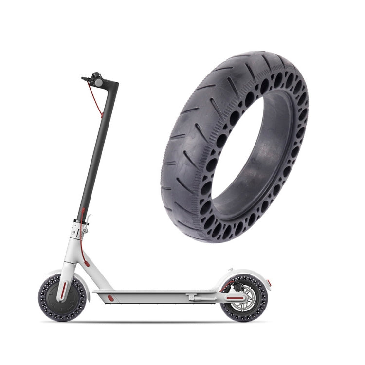 9.5 inch Electric Scooter Shock-Absorbing Honeycomb Solid Tires For Xiaomi Mijia M365(Black)