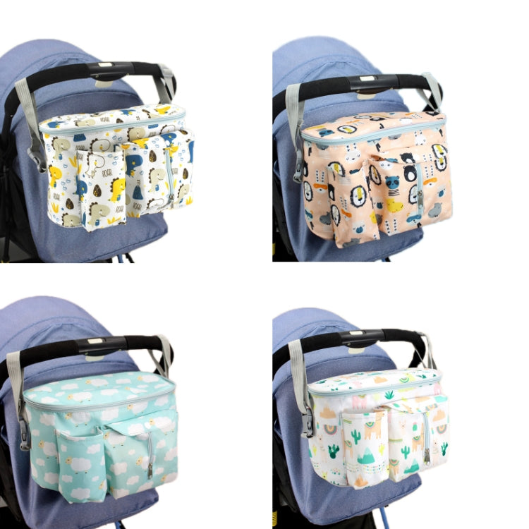 Multifunctional Baby Stroller Storage Bag, Colour: White Alpaca