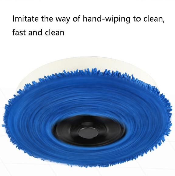 K777 Automatic Smart Sweeping Machine Dry Wet Two-Purpose Mopping Machine Imitation Artificial Rubber(Elegant White)