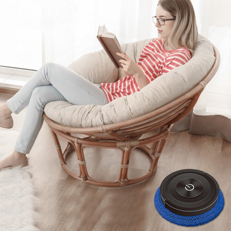 K777 Automatic Smart Sweeping Machine Dry Wet Two-Purpose Mopping Machine Imitation Artificial Rubber(Elegant White)