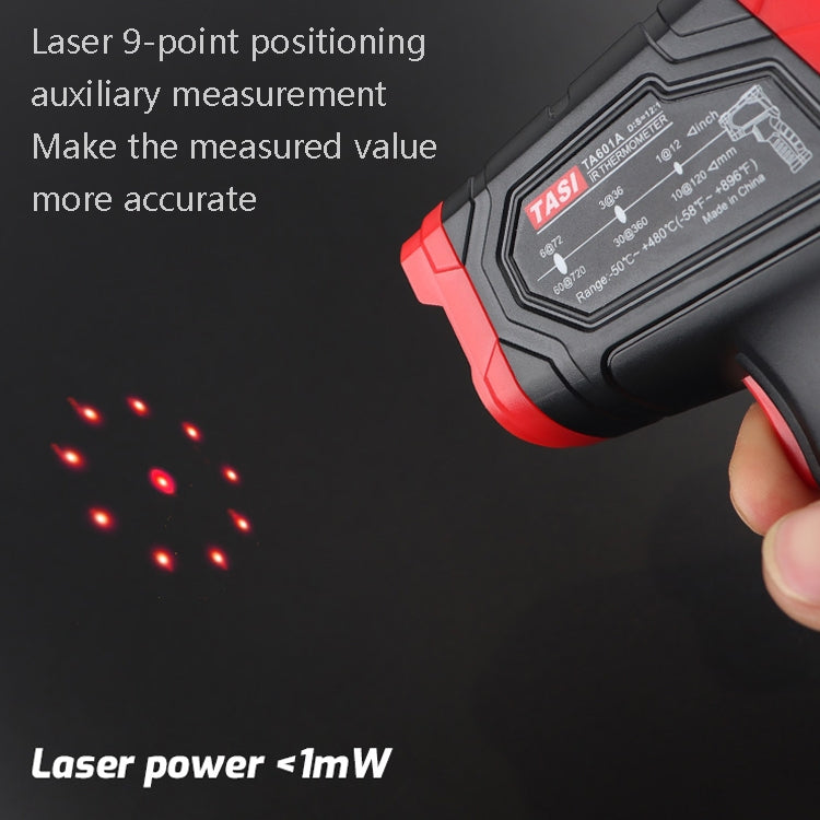 TASI Colorful Screen Infrared Thermometer,  -50-480 Degrees Celsius(TA601A)