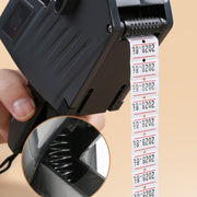 Deli 7500 Date Batch Number Handheld Label Printer With 2 Ink Wheel +1 Roll Price Tag