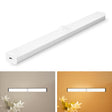LED Human Body Induction Lamp Long Strip Charging Cabinet Lamp Strip, Size: 15cm(Silver and White Light) - Sensor LED Lights by PMC TechLife | Online Shopping South Africa | PMC TechLife