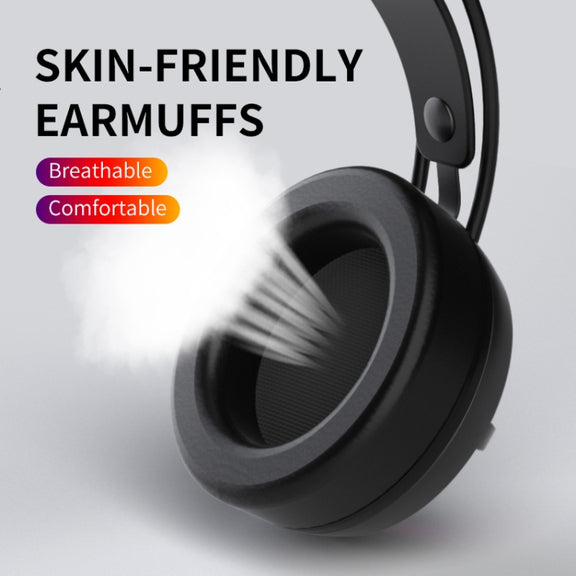PANTSAN PSH-100 USB Wired Gaming Earphone Headset with Microphone, Colour: 3.5mm Orange