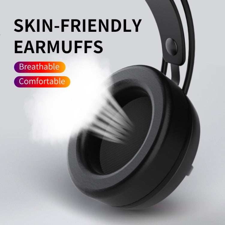 PANTSAN PSH-100 USB Wired Gaming Earphone Headset with Microphone, Colour: 3.5mm Yellow