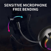 PANTSAN PSH-100 USB Wired Gaming Earphone Headset with Microphone, Colour: 3.5mm Yellow