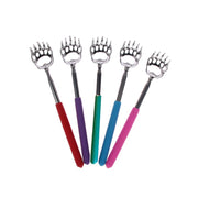 Bear Claw Shape Stainless Steel Telescopic Massage Scratcher, Random Color Delivery(Feet)