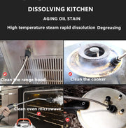 Steam Cleaner High Temperature Sterilization Cleaning Machine with 1L Water Tank 220V EU Plug(White)