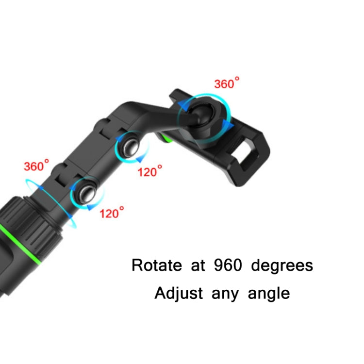 Multifunctional Vehicle-mounted Video Shooting Rearview Mirror Bracket(Green)