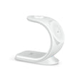 OJD-83 3 in 1 Magnetic Suction Vertical Bracket Wireless Charger for Mobile Phone & iWatch & AirPods(White) - Wireless Charger by PMC TechLife | Online Shopping South Africa | PMC TechLife