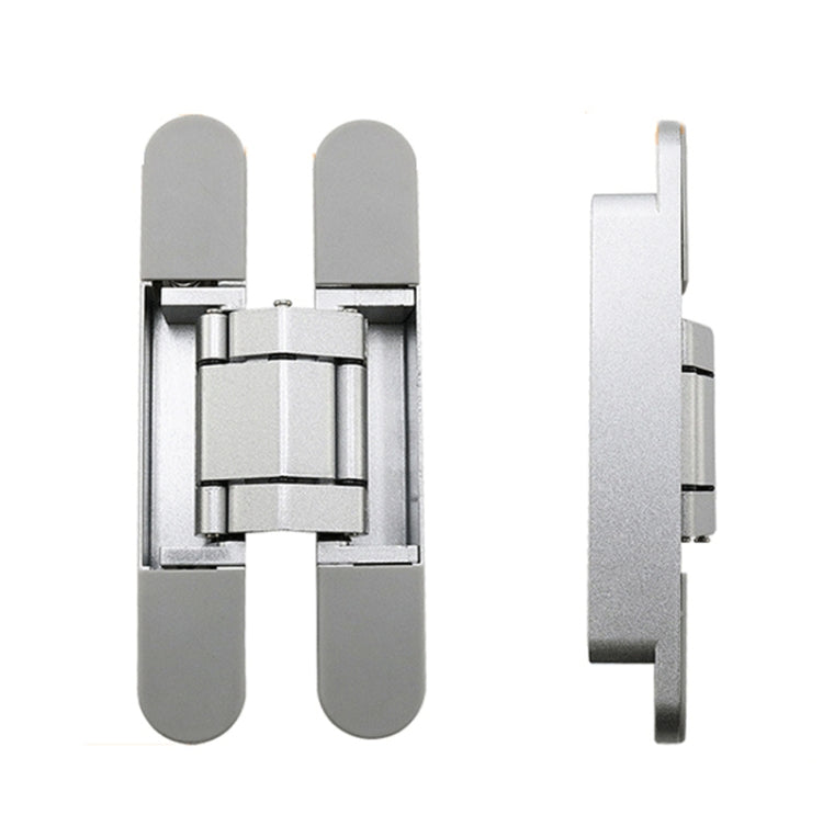 Three-Dimensional Adjustable Cross Hinge Folding Door Concealed Hinge, Specification: No. 2 Sand Silver 60kg