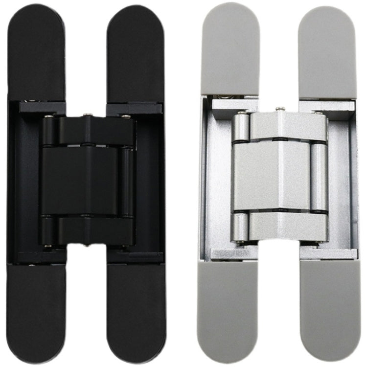Three-Dimensional Adjustable Cross Hinge Folding Door Concealed Hinge, Specification: No. 2 Sand Silver 60kg