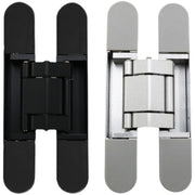 Three-Dimensional Adjustable Cross Hinge Folding Door Concealed Hinge, Specification: No. 2 Sand Silver 60kg