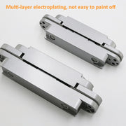 Three-Dimensional Adjustable Cross Hinge Folding Door Concealed Hinge, Specification: No. 3 Sand Silver 80kg