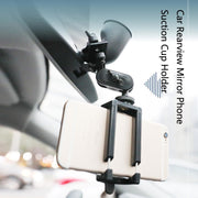 5 PCS Car Rearview Mirror Phone Suction Cup Holder