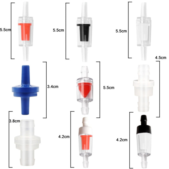 20 PCS Fish Tank Oxygen Pump Trachea Check Valve, Specification: 8mm (Red)