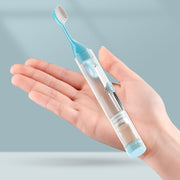 ETRAVEL Travel Portable Folding Toothbrush Set(Sky Blue)