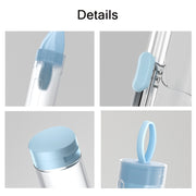 ETRAVEL Travel Portable Folding Toothbrush Set(Sky Blue)