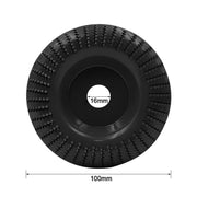 Woodworking Sanding Plastic Stab Discs Hard Round Grinding Wheels For Angle Grinders, Specification: 100mm Black Curved