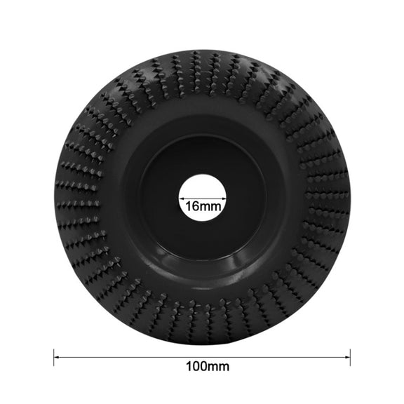 Woodworking Sanding Plastic Stab Discs Hard Round Grinding Wheels For Angle Grinders, Specification: 100mm Black Curved