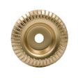 Woodworking Sanding Plastic Stab Discs Hard Round Grinding Wheels For Angle Grinders, Specification: 100mm Golden Curved - Abrasive Tools & Accessories by PMC TechLife | Online Shopping South Africa | PMC TechLife