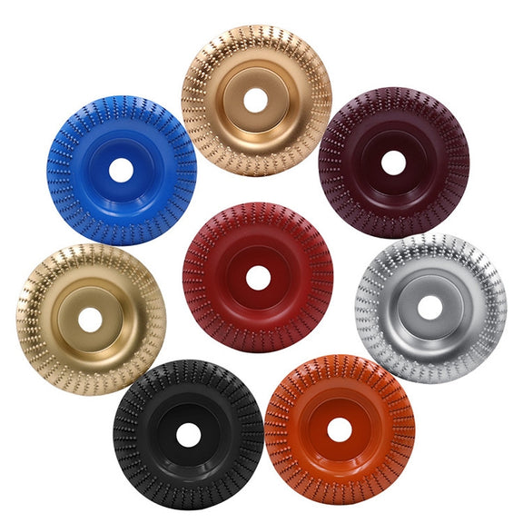 Woodworking Sanding Plastic Stab Discs Hard Round Grinding Wheels For Angle Grinders, Specification: 100mm Golden Curved