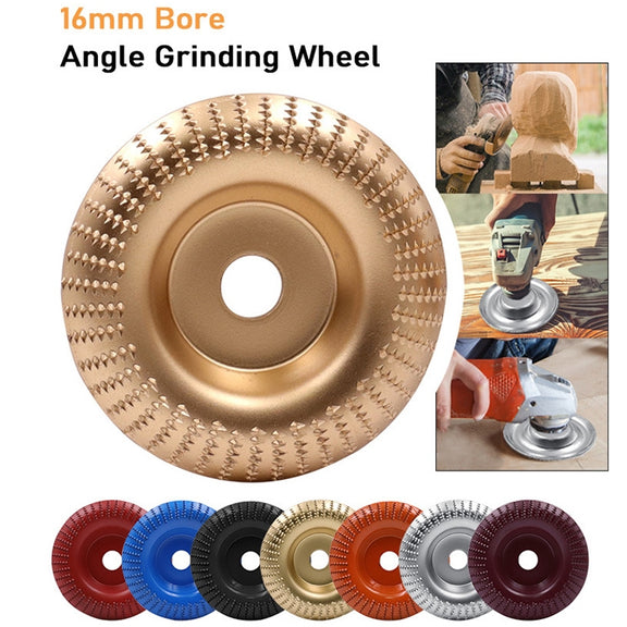 Woodworking Sanding Plastic Stab Discs Hard Round Grinding Wheels For Angle Grinders, Specification: 100mm Golden Curved