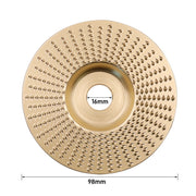 Woodworking Sanding Plastic Stab Discs Hard Round Grinding Wheels For Angle Grinders, Specification: 98mm Golden Plane
