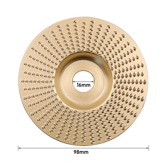 Woodworking Sanding Plastic Stab Discs Hard Round Grinding Wheels For Angle Grinders, Specification: 98mm Golden Plane