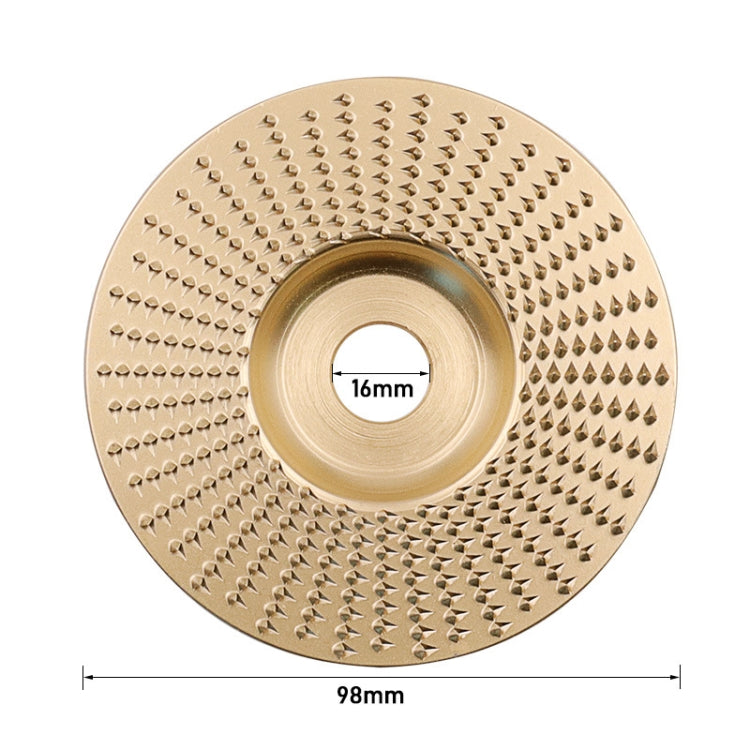 Woodworking Sanding Plastic Stab Discs Hard Round Grinding Wheels For Angle Grinders, Specification: 98mm Golden Plane