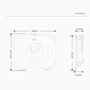 Boneruy L04mini 360 Degree Rotating Aluminum Alloy Tablet Laptop Holder(Silver)