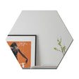 Ym300 16 PCS / Set Home Personal Wall Stickers DIY Acrylic Wall Decorative Mirror(Hexagon Silver) - Decorative Mirrors by PMC TechLife | Online Shopping South Africa | PMC TechLife