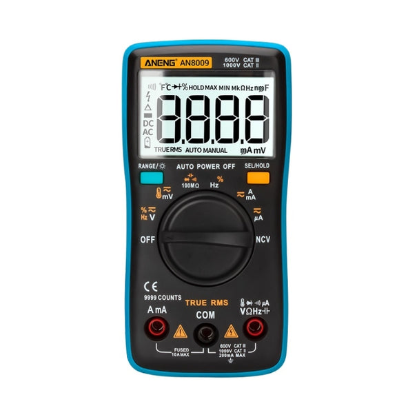 ANENG AN8009 NVC Digital Display Multimeter, Specification: Standard(Blue)