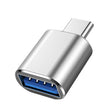 10 PCS USB 3.0 Female to USB-C / Type-C Male OTG Adapter(Silver) - OTG Adapter by PMC TechLife | Online Shopping South Africa | PMC TechLife | Buy Now Pay Later Mobicred