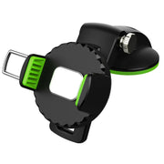 Car Diamond Suction Cup Mobile Phone Holder(Green)