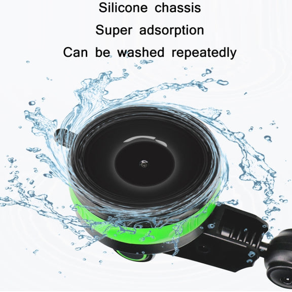 Car Diamond Suction Cup Mobile Phone Holder(Green)