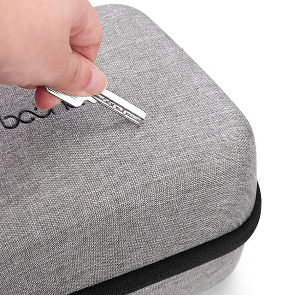 Baona EVA Hard Shell Gamepad Storage Bag For PS5 / PS4 / Xbox / Switch Pro, Style: Double-layer Gray