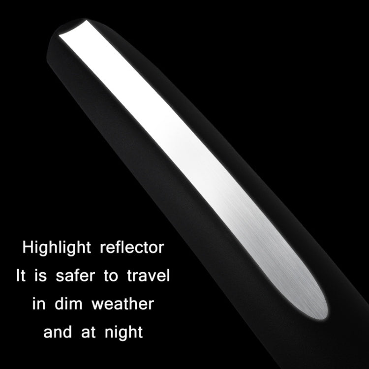 WEST BIKING YP0714018 Bicycle Folding Reflective Mudguard(Black)