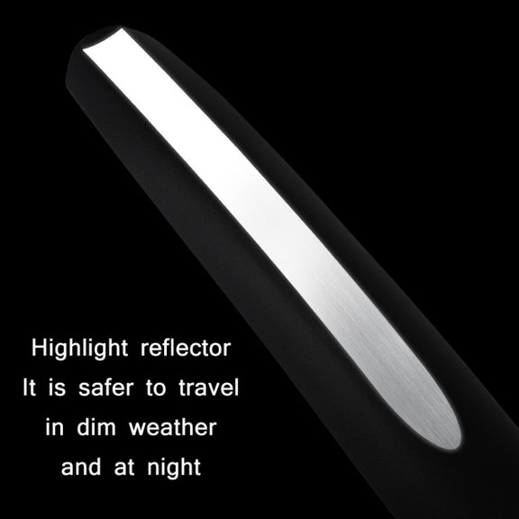 WEST BIKING YP0714018 Bicycle Folding Reflective Mudguard(Black)